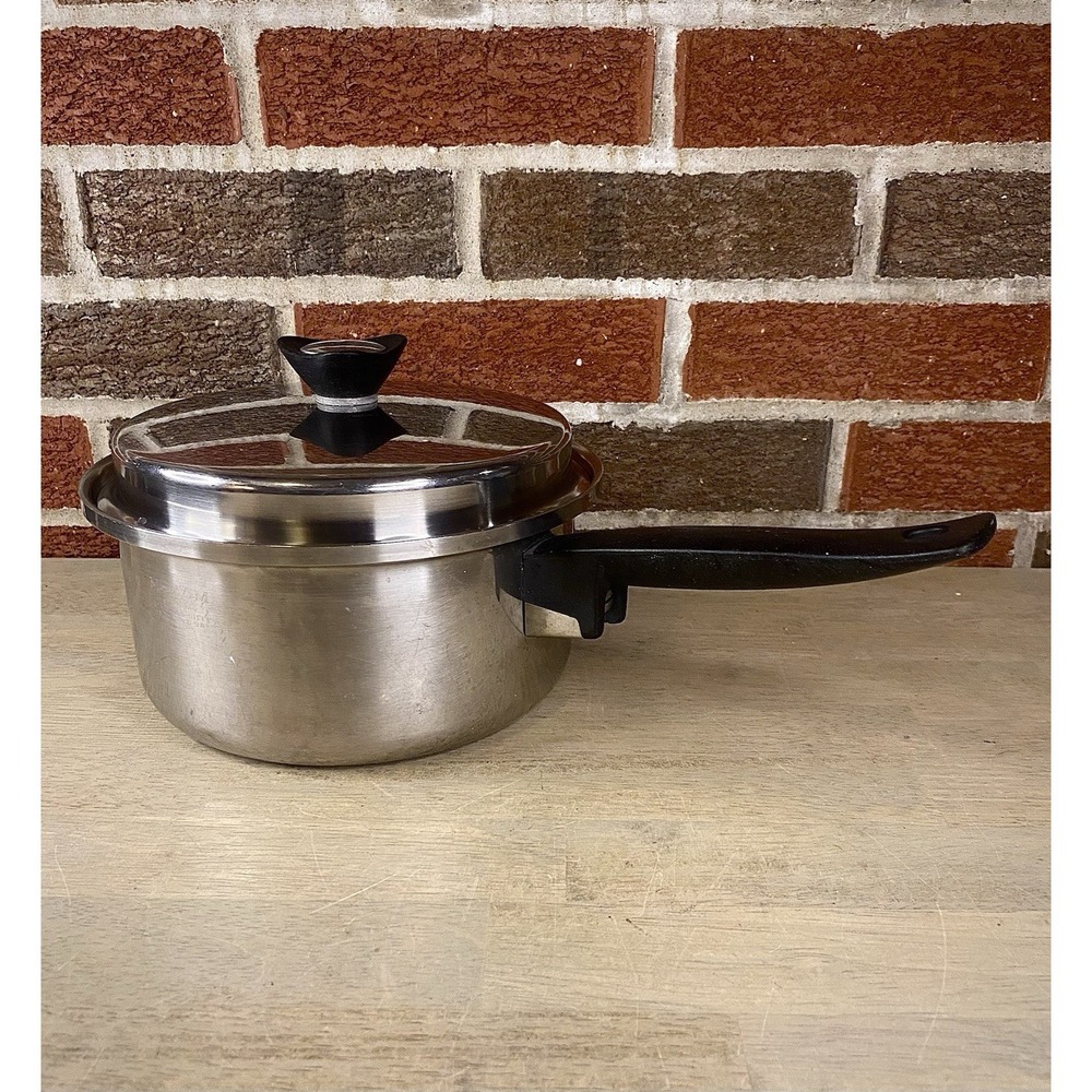 Maxam 18/8 3-Ply Stainless 3 Quart Saucepan With Lid USA